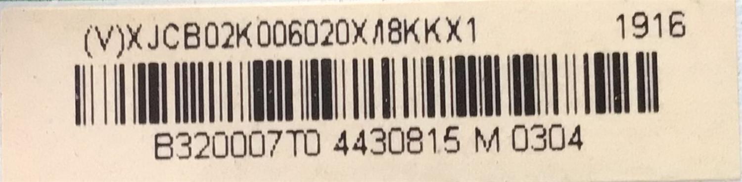 MAIN PARA TV VIZIO / NUMERO DE PARTE XJCB05K006 / 718G8320-M01-B01-004Y / B320007TD / 4430815 / PANEL TPT315B5-HVN05.A / MODELO D32F-F1 LTQWVM - Imagen 3